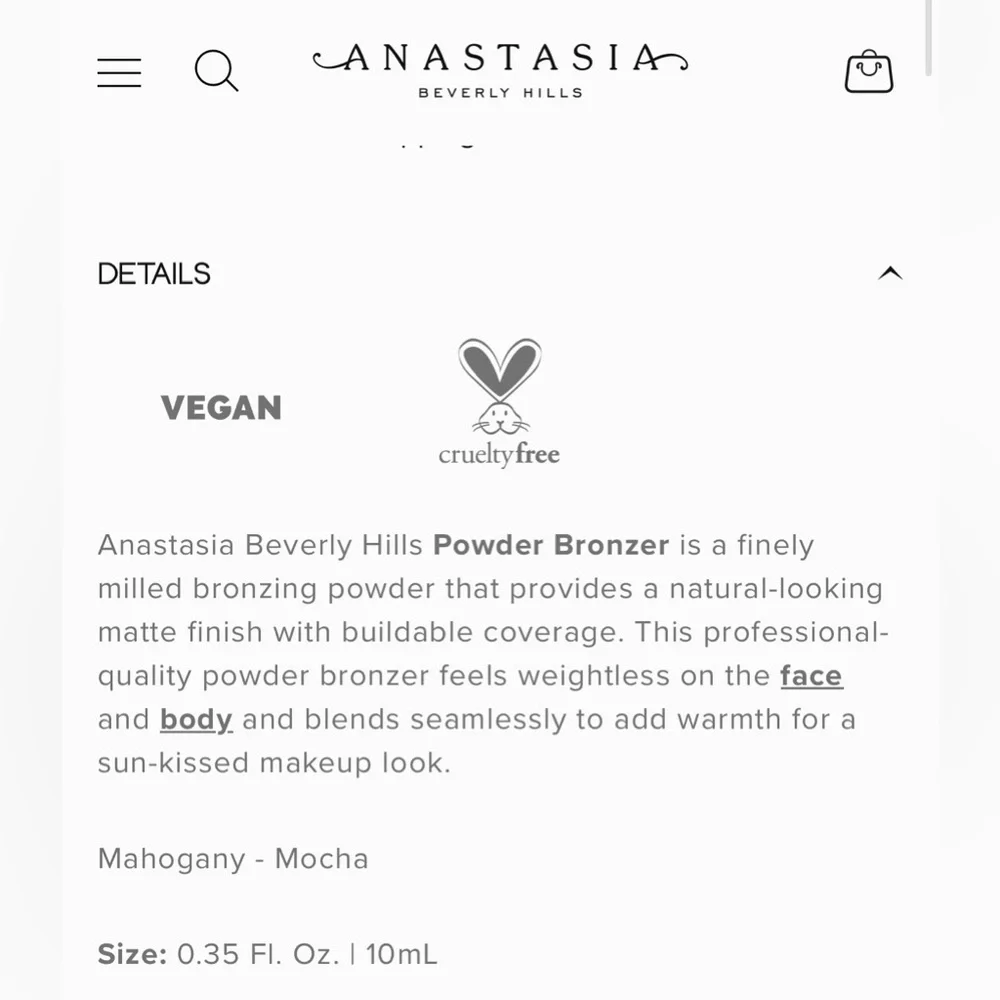 ANASTASIA BEVERLY HILLS-Powder Bronzer-Mahogany